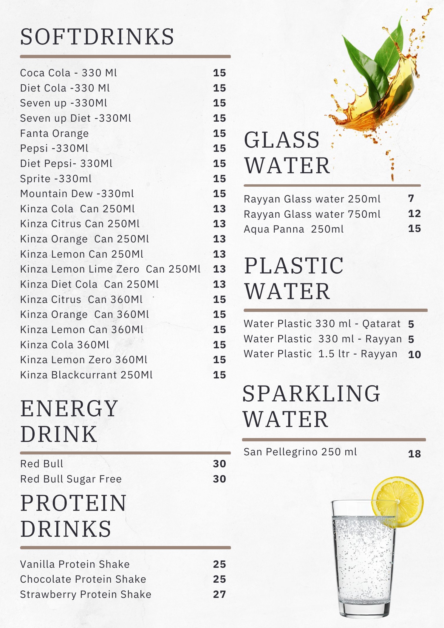 Bayt Al Dana Restaurant Menu - page 13 of 14