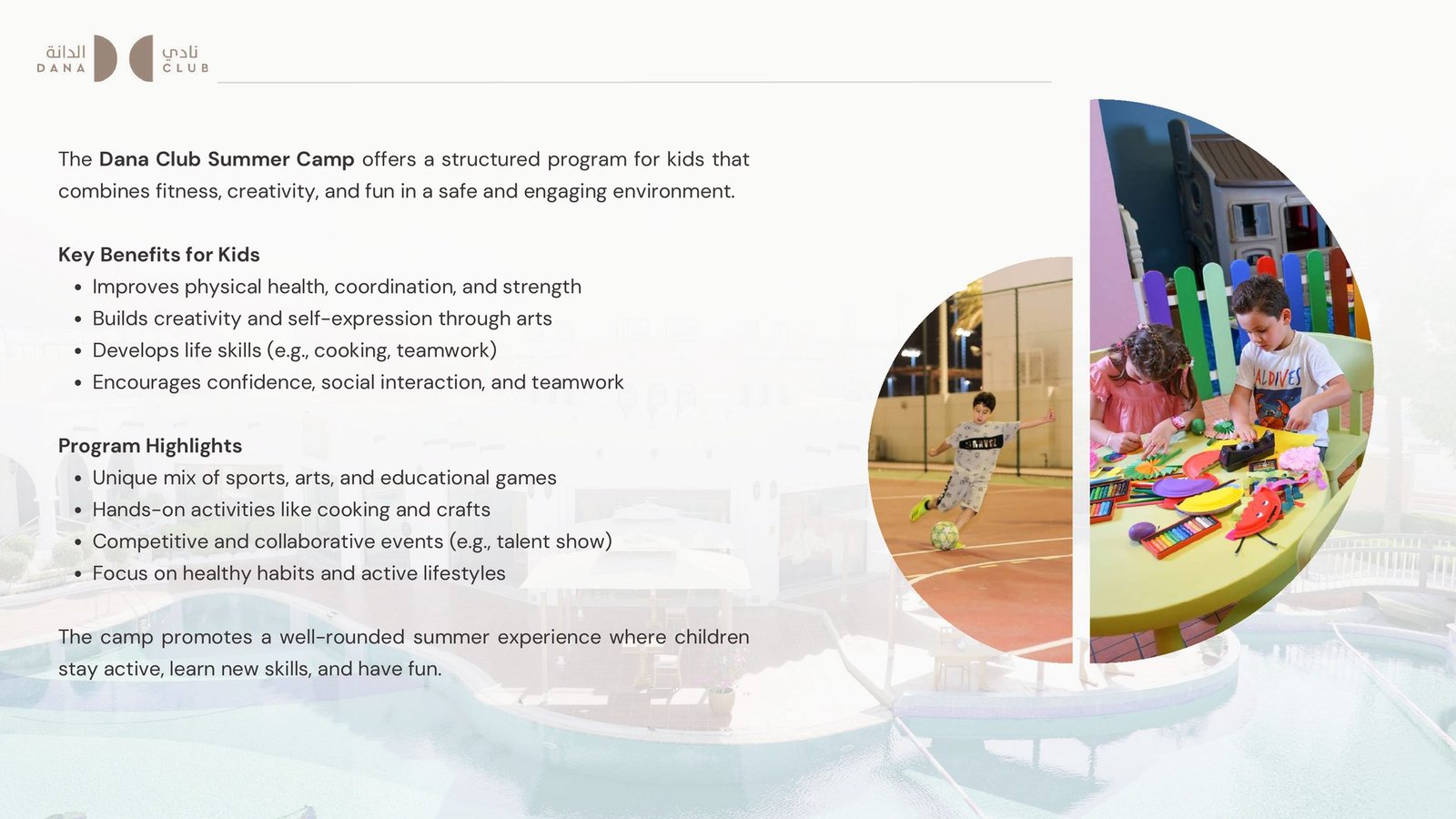 Summer camp benefits and program highlights
