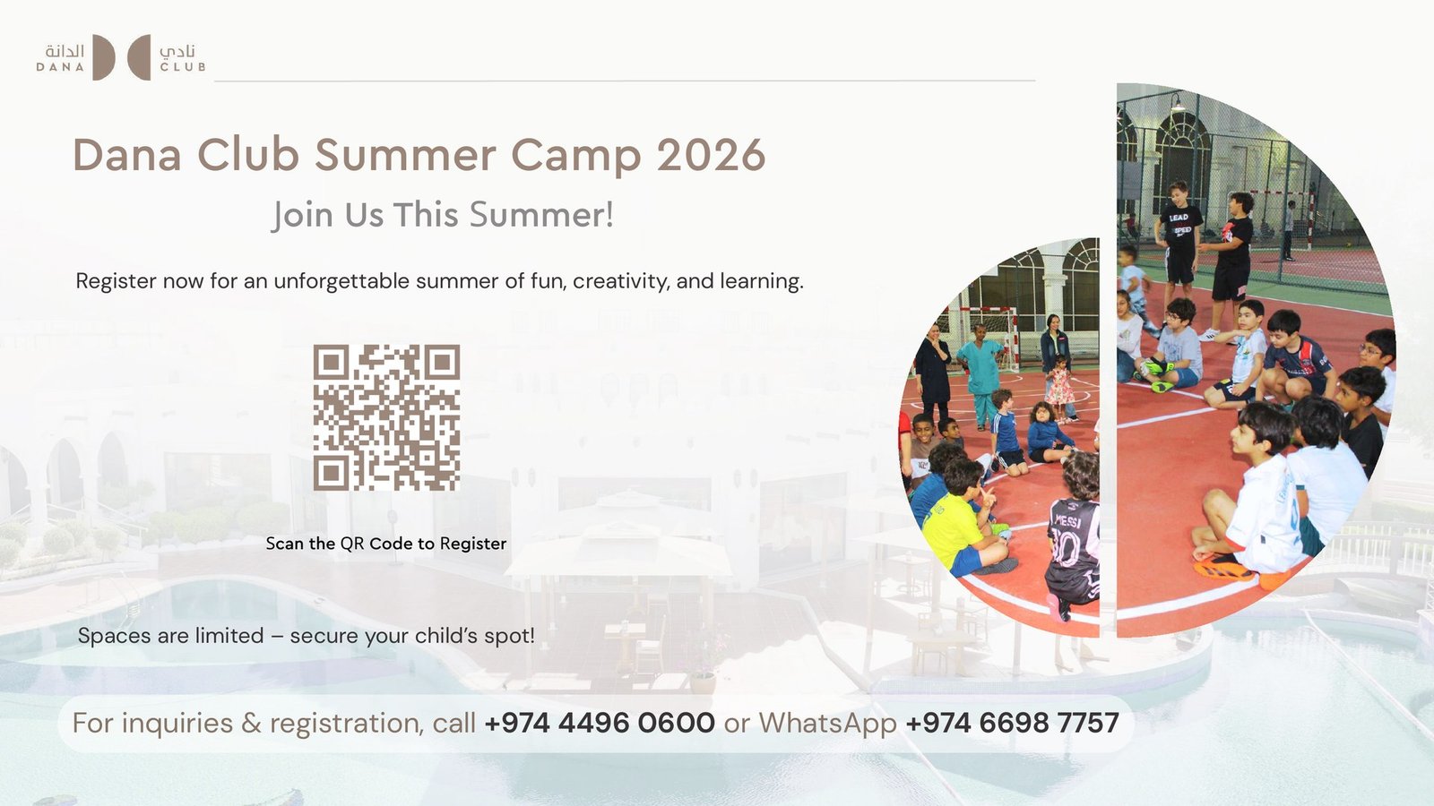 Dana Club Summer Camp registration